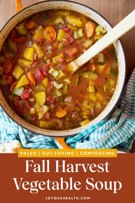 Harvest Vegetable Soup, Soup Paleo, Thanksgiving Menu Ideas, Fall Soup Recipes, Fall Recipes Healthy, Fall Cooking, Fall Dinner Recipes, Fall Soups, Vegan Soups