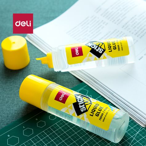 New Product Launch | Deli E7303S&E7302S liquid glue which have plastic applicator, bringing smooth glue dispensing for convenient and reassuring use. #stickup #liquidglue #newproduct Widget Smith, New Product Launch, Pva Glue, Packaging Design, New Product, Toothpaste, Glue, Product Launch, Personal Care