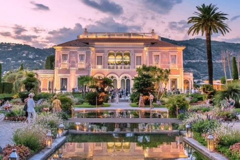 Villa Ephrussi De Rothschild, French Wedding Venues, Villa Ephrussi, Saint Jean Cap Ferrat, Riviera Style, French Riviera Wedding, Cottage Style Homes, France Wedding, Luxury Wedding Planner