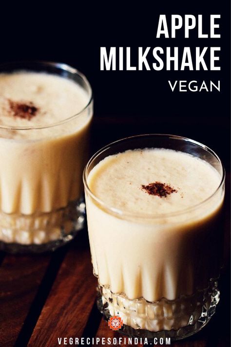 Apple Milkshake Recipes, Religious Fasting, Fasting Times, Apple Shake, Apple Milkshake, Milkshake Recipe Easy, Veg Recipes Of India, Indian Veg Recipes, Healthy Vegan Recipes