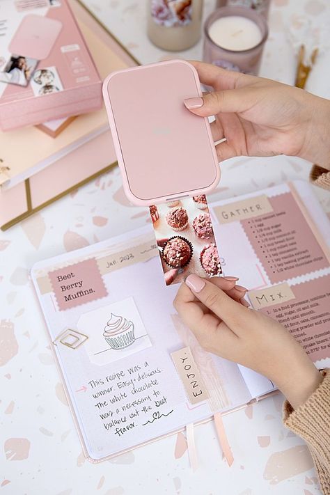 Introducing the brand new Canon IVY 2 Mini Photo Printer in Blush Pink Blush Pink Office, Mini Photo Printer, Canon Ivy, Handmade Bookmarks Diy, Mini Printer, Gift Inspo, Bullet Journal Lettering Ideas, Dream Gift, Electronic Gifts