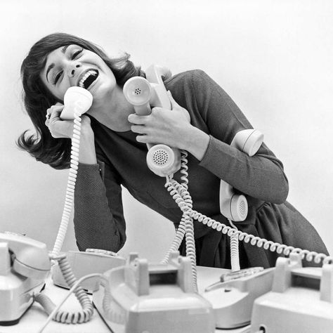 Actually, Phone Calls Are Good Library Images, Talking On The Phone, Vintage Phones, On The Phone, Party Needs, Telephones, Phone Call, Photo Library, Job Interview