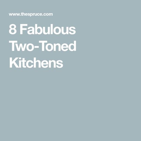 8 Fabulous Two-Toned Kitchens Glossy Kitchen Cabinets Modern Acrylic, Two Tone Island Kitchen, Kitchens With Two Color Cabinets, Kitchen Cabinet Color Combination Ideas, Two Tone Kitchen Cabinets Color Combinations Colour Palettes, Two Toned Kitchens, Two Tone Kitchen Cabinets Ideas, Painted Lower Kitchen Cabinets, Modern Two Tone Kitchen