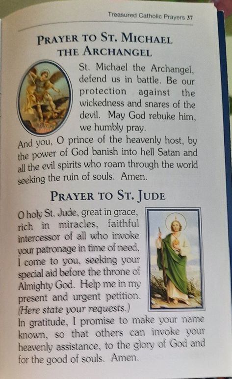 Nite Prayers, Catholic Saints Prayers, St Jude Prayer, Rosary Novena, Prayer For My Marriage, Catholic Prayers Daily, Archangel Prayers, St Michael The Archangel, Prayer For Guidance