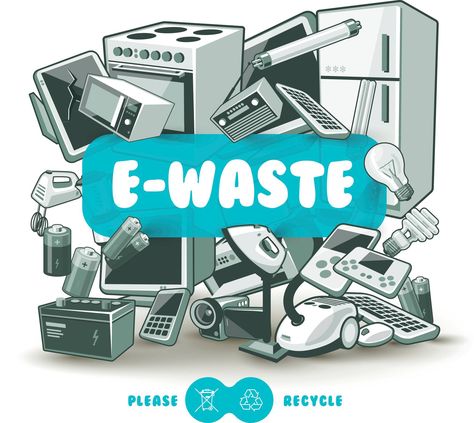 E-waste is old electronic goods that people give away to garbage pickers or sell to scrap dealers. Most of the time, these are dumped into landfills or other similar sites. Plastic Waste Management, E Waste Recycling, Sustainable Management, Electronic Waste, E Waste, Industrial Waste, Environmental Problem, Clean Technology, Waste Collection