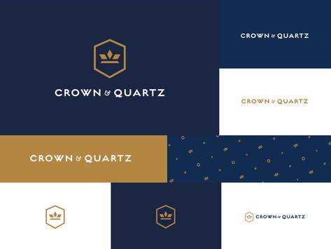 Navy And Gold Branding, Blue Gold Branding, Blue And Gold Palette, Premium Color Palette, Blue And Gold Logo, Blue And Gold Color Palette, Luxury Color Palette, Tailor Logo Design, Best Fonts For Logos