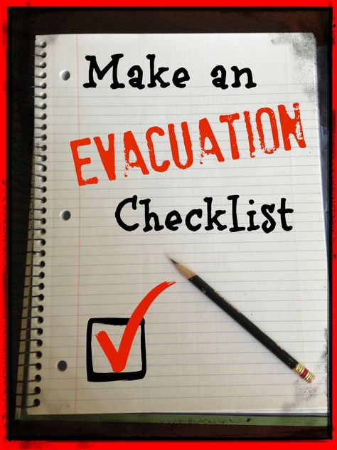 Avoid a mad, chaotic, and scary rush out of the house in an emergency. With a checklist for evacuations you'll be ready to get out safely & fast! Evacuation Checklist, Evacuation Plan, Emergency Prepardness, Survival Hacks, Emergency Preparedness Kit, Survival Quotes, Emergency Evacuation, Emergency Preparation, Emergency Plan