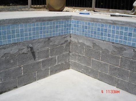 DIY Concrete Block Swimming Pool | Concrete Block Pool | Swimming Pool References | Poolside | Pinterest ... Concrete Block Pool, Pool Design Plans, Homemade Pools, Inground Pool Designs, Concrete Swimming Pool, Swimming Pool Decks, Swimming Pool Photos, Pools Backyard Inground, Swimming Pool Construction