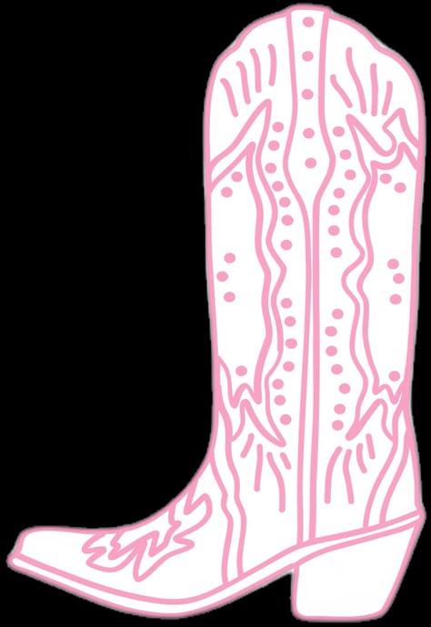 Cowboy Boot Embroidery Design, Cowboy Boot Sorority Paddle, Easy Boot Drawing, Girly Cowgirl Boots, Cowgirl Boot Doodle, Cowboy Boot Coloring Page, Easy Cowgirl Paintings, Cartoon Boots Drawing, How To Paint Boots