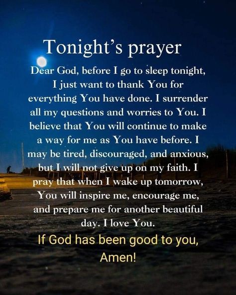 Prayer For Good Night Sleep, Prayers For Tonight, Prayers Before Sleep, Powerful Night Prayers, Good Night Prayer Before Sleep, Evening Prayer Before Sleep, Goodnight Prayer, Bedtime Affirmations, Prayer Before Sleep