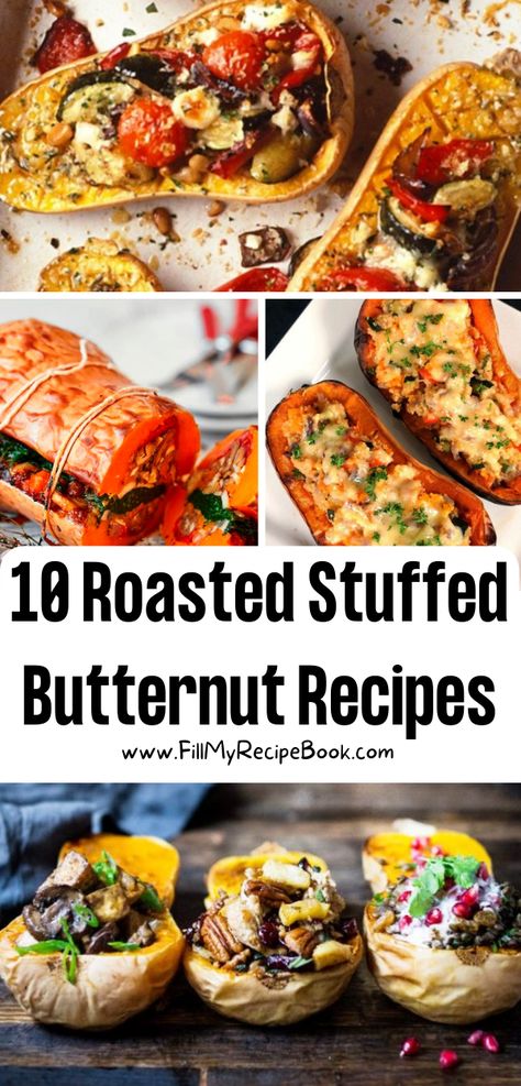 Healthy Stuffed Butternut Squash, Butternut Stuffed Squash, Healthy Fall Recipes Dinner Butternut Squash, Stuffed Baked Pumpkin Recipes, Stuffed Butternut Squash Vegan, Loaded Butternut Squash, Vegetarian Stuffed Butternut Squash Recipes, Meals With Butternut Squash, Vegan Stuffed Butternut Squash Recipes