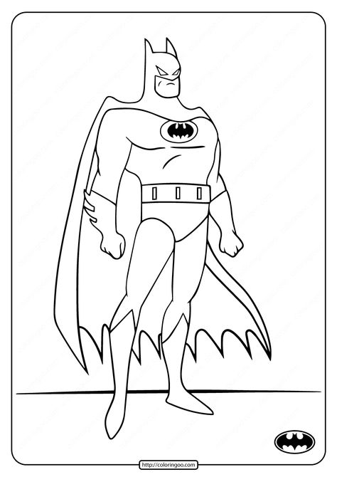 Printable DC Superhero Batman Coloring Pages Bat Man Coloring Pages, Drawing Of Superhero, Batman Pictures Printable, Coloring Pages Batman, Superhero Coloring Pages For Kids, Coloring Pages Superhero, Batman Coloring Pages Free Printable, Batman Coloring, Superhero Coloring Pages Free Printable