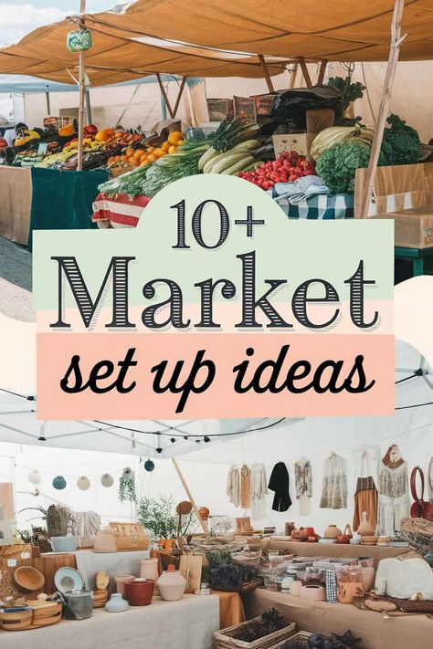 Market Stall Set Up Ideas, Market Signage Ideas, Market Stall Signage, Crochet Market Displays Booth Ideas, Fair Stand Ideas, Outdoor Vendor Booth Ideas, Farmers Market Set Up, Craft Fair Set Up, Market Displays Booth Ideas