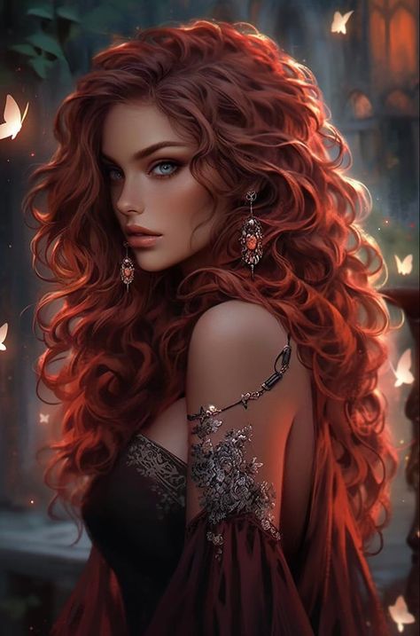 Female Character Inspiration, American Beauty, Midi Skirts, Style Trends, Character Portraits, Womens Haircuts, Fantasy Character Design, Redheads, Female Art