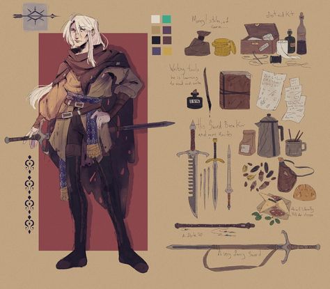 Rpg Character Sheet, Oc Sheet Character Design, Concept Art Character Design, Dnd Character Sheet, Illustration Concept Art, Character Reference Sheet, Character Sheet Template, Art Character Design, Oc Character