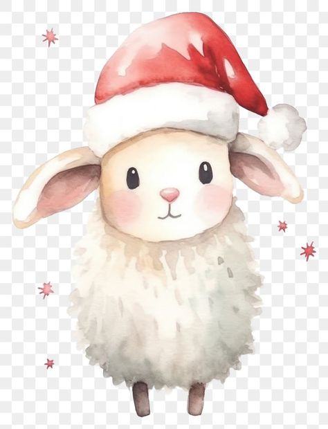 Christmas Sheep Drawing, Sheep Drawing, Sheep Christmas, Xmas Drawing, Christmas Sheep, Art Teaching, Teaching Skills, Animal Cartoon, Christmas Drawing