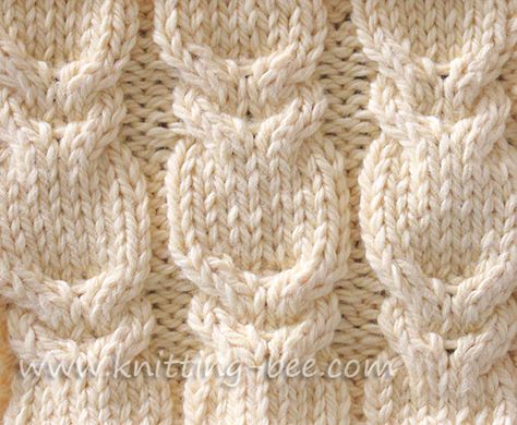 Knit Stitch Patterns Free, Stitch Knitting Pattern, Knitting Things, Cable Knitting Patterns, Owl Pattern, Cable Pattern, Knit Stitches, Cable Knitting, Vogue Knitting