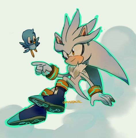 Silver The Hedgehog, Sonic Franchise, Hedgehog Art, Sonic Adventure, Sonic And Shadow, Sonic Fan Art, Sonic Art, Shadow The Hedgehog, Hedgehogs