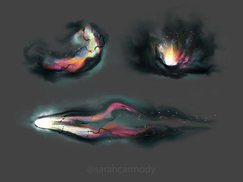 ‘Dark Rainbow’ Magic Concepts & Animation, Sarah Carmody on ArtStation at https://www.artstation.com/artwork/e0DZb3 Black Magic Fantasy Art, Dark Magic Drawing Reference, Magic Effects Art, Rainbow Powers Aesthetic, Unique Magic Powers, Dark Magic Concept Art, Eldritch Magic Aesthetic, Rainbow Magic Aesthetic, Dark Magic Drawing