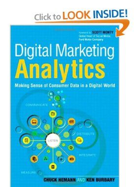 Digital Marketing Analytics: Making Sense of Consumer Data in a Digital World (Que Biz-Tech): Chuck Hemann, Ken Burbary: 9780789750303: Amazon.com: Books Digital Marketing Books, Social Media Digital Marketing, Marketing Analytics, Marketing Professional, Book Marketing, Mobile Marketing, Marketing Data, Digital World, Marketing Courses