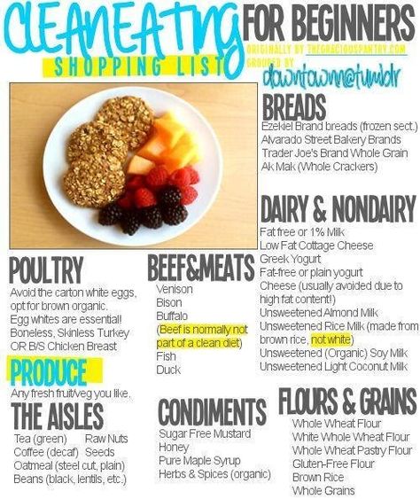 Clean Eating Shopping List, Clean Eating Grocery List, Clean Eating For Beginners, Clean Eating Tips, Prep Recipes, Diet Vegetarian, Diet Keto, What To Eat, Cheat Sheets