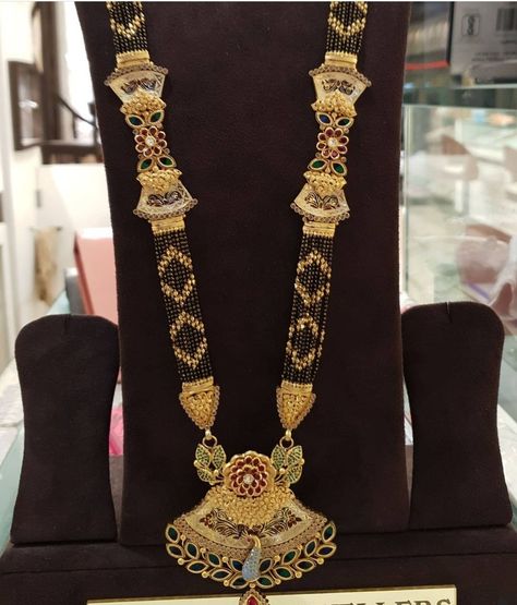 Ganthan Design Gold Long, Heavy Mangalsutra Designs, Long Heavy Mangalsutra Designs Gold, Heavy Mangalsutra Designs Gold, Couple Jewellery, Mangalsutra Designs Gold, Long Mangalsutra, Gold Jewelry Prom, Mangalsutra Bracelet