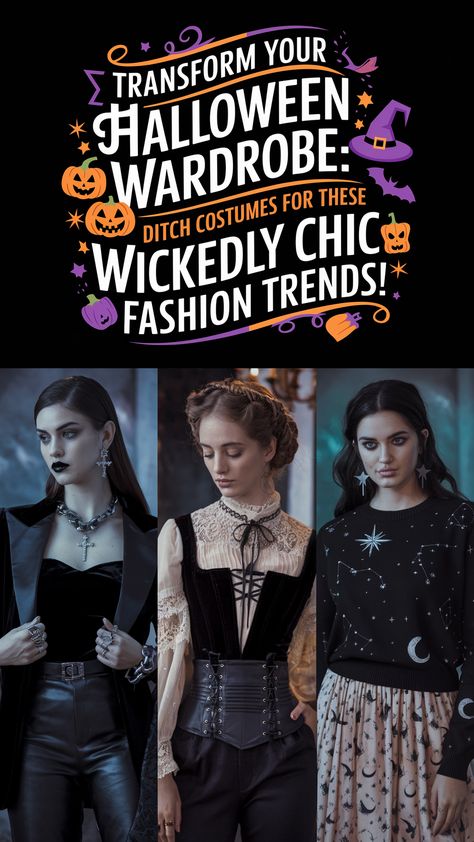 Is your wardrobe ready to cast a spell this Halloween? Unveil the darker side of everyday fashion with gothic elegance, Victorian romance, and supernatural prints—all without the costume chaos! Say goodbye to cheesy outfits and hello to sophisticated Halloween-inspired style. Curious about how these chic trends weave eerie yet elegant magic into your closet? Click to dive deeper into these spine-chilling style secrets! 🖤✨ Sophisticated Halloween, Halloween Phrases, Gothic Elegance, Victorian Romance, Cast A Spell, Line Friends, Home T Shirts, Chic Fashion, Halloween Season