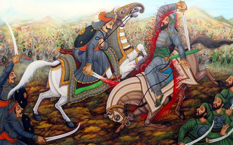 भारतीय इतिहास, Maharana Pratap, Ancient Indian History, Rajasthani Painting, Indian Legends, Warriors Wallpaper, Bravest Warriors, History Of India, Rare Pictures