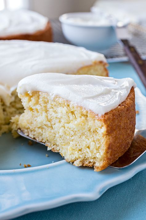 Sweet Cornbread Cake, Cake Cornbread, Salted Honey Butter, Cake With Mascarpone, Butternut Bakery, Cornbread Cake, Olive Oil Cake Recipe, Mascarpone Frosting, Sweet Cornbread