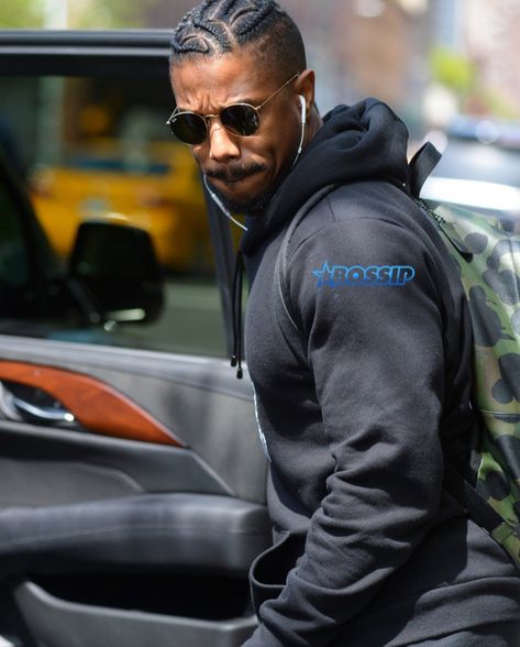 Steelo Brim, Hair Designs For Men, Michael Bakari Jordan, Black Jaguar, Black Men Fashion Swag, Black Sweats, Michael B Jordan, Black Men Hairstyles, Mens Braids