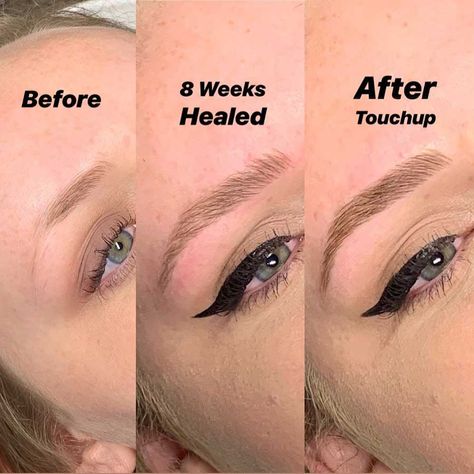 Micro Blading Before And After, Micro Blading Healing Process, Microblading Styles, Microblading Before And After, Blonde Microblading Eyebrows, Microblading Healing Stages, Natural Microblading Eyebrows, Microblading Touch Up, Eyebrows Blonde