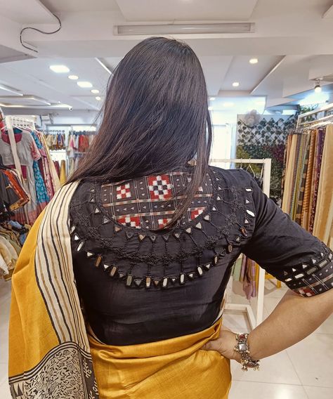 Mirror Work blouse on repeat . Our hottest selling blouse. Place your orders today. #mirrors #blouse #blouse designs #india #silk #desi #design Desi Design, Navratri Outfits, Embroidered Blouses, Mirror Work Blouse Design, Cotton Blouse Design, Mirror Work Blouse, Fashion Terms, Blouse Designs Silk, Hand Work Embroidery