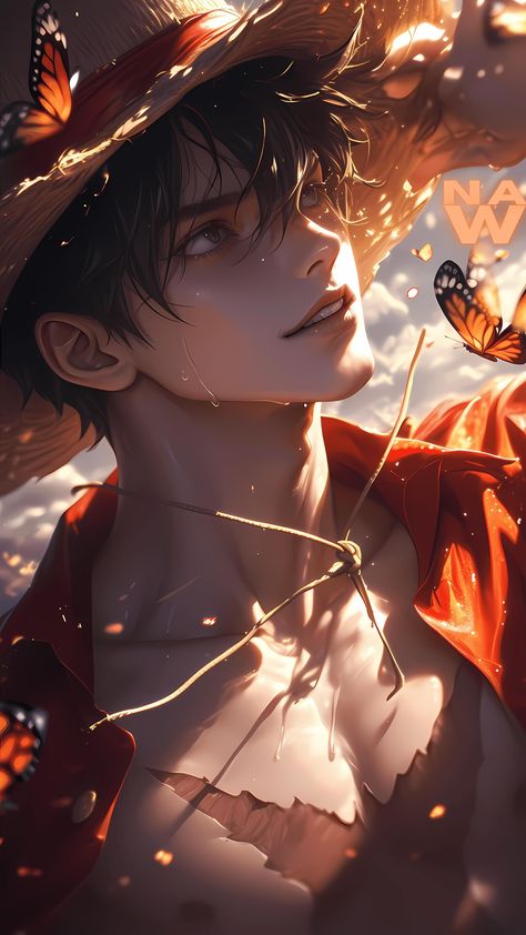 MONKEY D.LUFFY INSPIRED ART FROM ANIME ONE PIECE 🔺 For Full View on iphone zoom in 🔺 ________________________________________ ⚠️If you… | Instagram Manga Luffy, Zoro Luffy, Sanji Nami, Ace And Luffy, The Pirate King, Nami One Piece, One Peice Anime, Anime Crafts, One Piece Fanart