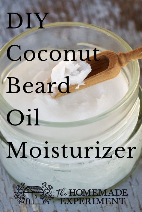 Beard Balm Diy Recipes With Coconut Oil, Coconut Oil Beard Oil Recipe, Beard Cream Diy Recipes, Beard Balm Recipe, Beard Oil Recipe Diy, Moisturizer Diy, Homemade Beard Oil, Diy Beard Balm, Diy Beard Oil