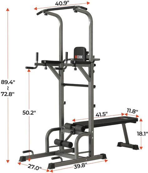 Outdoor Pull Up Bar, Homemade Gym Equipment, Gym Strength Training, Home Made Gym, Gym Plan, Dip Station, Diy Home Gym, Gym Room At Home, Pull Bar