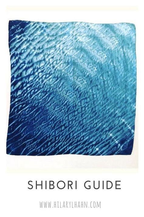 Learn Shibori techniques | Shibori textiles guide | How to fold shibori | Indigo patterns | Arashi, Itajime and Kumo shibori | Simple tie-dye | Easy projects | tutorial Itajime Shibori Techniques, Tie Dye Techniques Tutorials, Tie Dye Techniques Pattern, Sheet Folding, Shibori Tutorial, Tie Dye Folding Techniques, Shibori Textiles, Shibori Diy, Diy Tie Dye Techniques