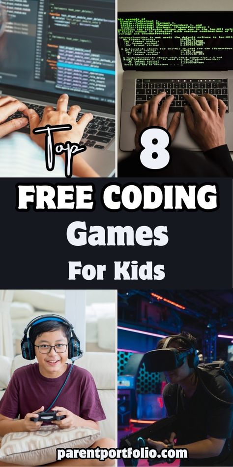 Check out the top 8 free coding games for kids that make learning programming fun and interactive. These games help children develop coding skills, boost creativity, and enhance problem-solving abilities—all while enjoying a screen-time activity. Perfect for young learners eager to explore the world of coding! Learning Programming, Kids Coding, Coding Games, Coding Skills, Time Activity, Boost Creativity, Coding For Kids, Time Activities, Screen Time