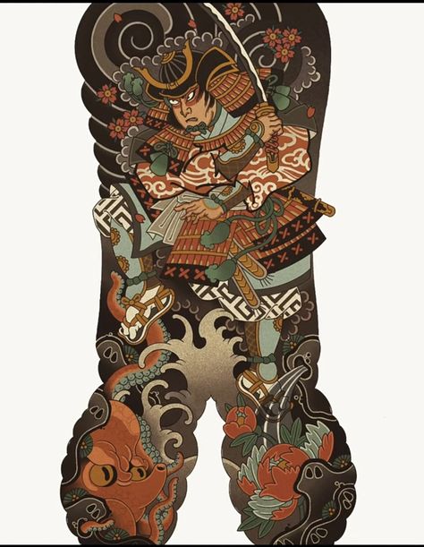 Japanese Armor Tattoo, Irezumi Samurai Tattoo, Japanese Warrior Tattoo Traditional, Japanese Temple And Samurai Tattoo, Japanese Samurai Tattoo, Japanese Traditional Tattoo Back Piece, Traditional Japanese Samurai Tattoo Sleeve, Traditional Japanese Tattoo Flash, Traditional Japanese Tattoos