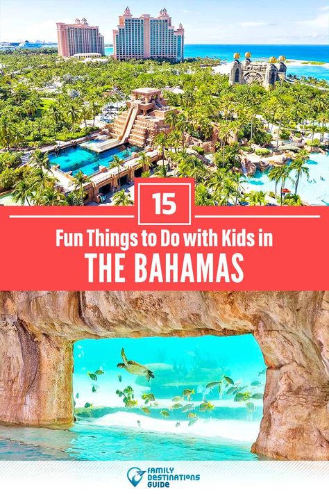 Bahamas with Kids: 15 Fun Things to Do (Family Friendly Activities!) The Cove Atlantis Bahamas, Bahamas With Kids, Atlantis Resort Bahamas, Bahamas Travel Guide, Versailles Gardens, Bahamas Nassau, Bahamas Resorts, Travel Caribbean, Atlantis Bahamas