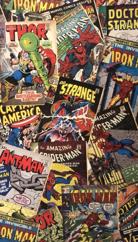 Marvel Comics Background, Comic Book Wallpaper, Spiderman Wallpaper, Marvel Comics Vintage, Avengers Comics, Marvel Comics Wallpaper, Marvel Posters, Avengers Movies, Marvel Wallpaper