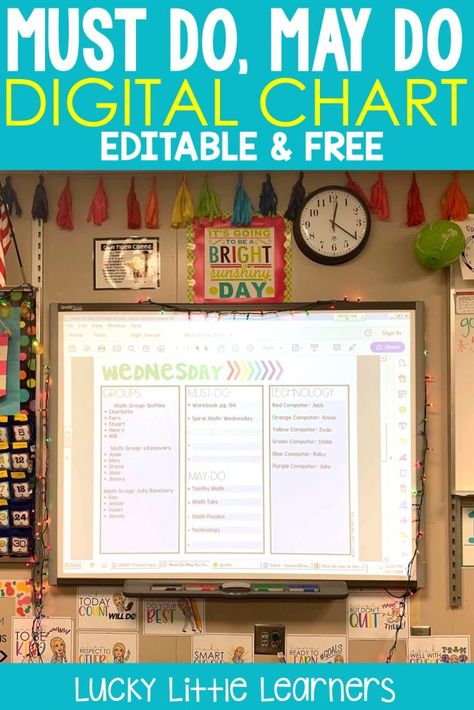 One of the things teachers often struggle with is the idea of teaching small groups.  Even if a teacher knows exactly what to do within the groups, there is the lingering question of “What are the other students doing while I am meeting with small groups?”.  This is where “Must-dos and May-dos” come into play. #free #2ndgrade #1stgrade #mathcenters #daily5 May Do Must Do Centers, Small Classroom Organization, Classroom Challenges, Small Classroom, Cactus Classroom, Organized Teacher, Classroom Procedures, Classroom Freebies, Math Groups