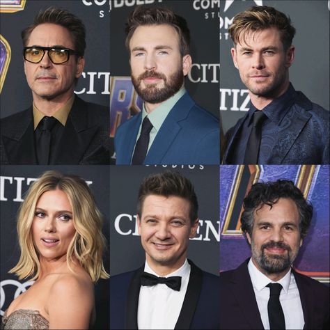 OG6 Avengers Og 6, Endgame Premiere, Girls Vibes, Marvel Men, Avengers Team, Marvel Moon Knight, The Artist Movie, Avengers Cast, Marvel Clothes