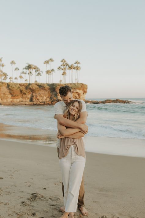 laguna_beach_couple_session 88 Cute Couple Beach Pictures Sunsets, Engagement Photos California Beach, Laguna Beach Engagement Shoot, Beach Engagement Photos Props, Laguna Beach Couples Session, Engagement At The Beach, Cute Beach Photos With Boyfriend, Engagement Photos Laguna Beach, Casual Beach Photoshoot Couple