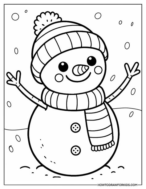 Snowman Coloring Pages - Free Printables Free Snowman Coloring Pages For Kids, Frosty The Snowman Coloring Pages, Snowman Outline Free Printable, Snowman Coloring Pages Free Printable, Snowman Coloring Page, Snowman Outline, Snowman Coloring, Christmas Colouring Pages, Elementary Art Classroom