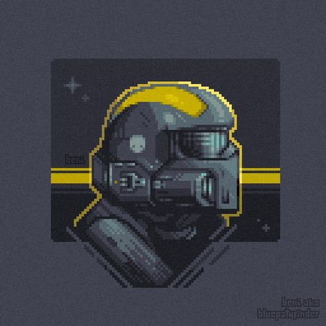 Beni en X: ""Become a Helldiver"👊☠️ #aseprite #pixelart #Helldivers2 Enjoy your weekend!🙃 https://t.co/5iWfsRWkYC" / X Helldivers 2 Illuminate, Helldivers 2 Pfp, Helldivers 2 Fan Art, Helldivers Art, Hell Divers, Zelda Wallpaper, Super Earth, Characters To Draw, Enjoy Your Weekend