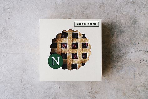 Pie Box Design: Nokara Farms on Behance