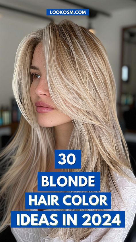 30 Blonde Hair Color Ideas to Embrace Your Inner Glow in 2024 Highlight Low Light Blonde, Blonde Highlights 2024 Trends, Malibu Blonde Hair Color, Blonde Hair Color Ideas For Summer 2024, Blonde Summer Hair 2024, Cool Tone Blonde Highlights, Types Of Blonde Hair Shades, Fall 2024 Blonde Hair Trends, Creamy Vanilla Blonde Hair