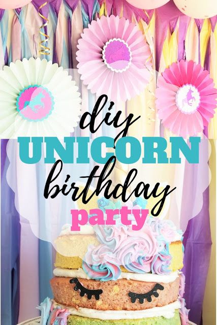 Put together your own fast and easy DIY unicorn party with these party decoration ideas and fun unicorn cake. #unicorn Diy Unicorn Party Decorations, Diy Unicorn Decorations, Unicorn Birthday Party Ideas Decoration, Diy Unicorn Birthday Party, Diy Unicorn Party, Cake Unicorn, Unicorn Birthday Decorations, Entertaining Tablescapes, Rainbow Board