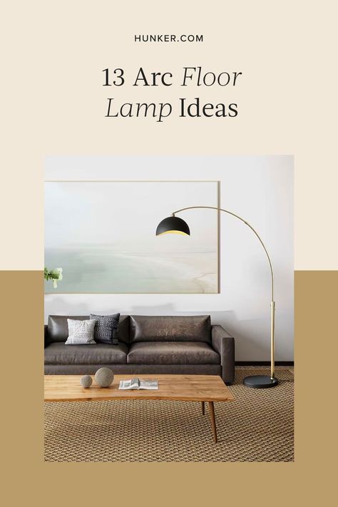 Arced Floor Lamps, Arc Floor Lamp Dining Room, Over Arching Floor Lamps Living Room, Lamp With Sectional Couch, Overreaching Floor Lamp, Over The Couch Lamp, Curved Lamp Living Room, Arched Floor Lamp Behind Couch, Arch Floor Lamp Living Room