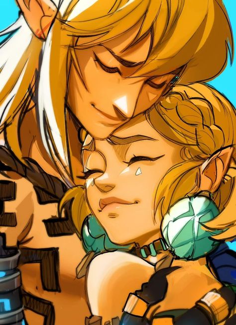 Link Fanart Botw, Link And Zelda Love, Totk Fanart, Link Pfp, Zelda Fanart, Legend Of Zelda Characters, Botw Zelda, Princesa Zelda, Zelda Botw